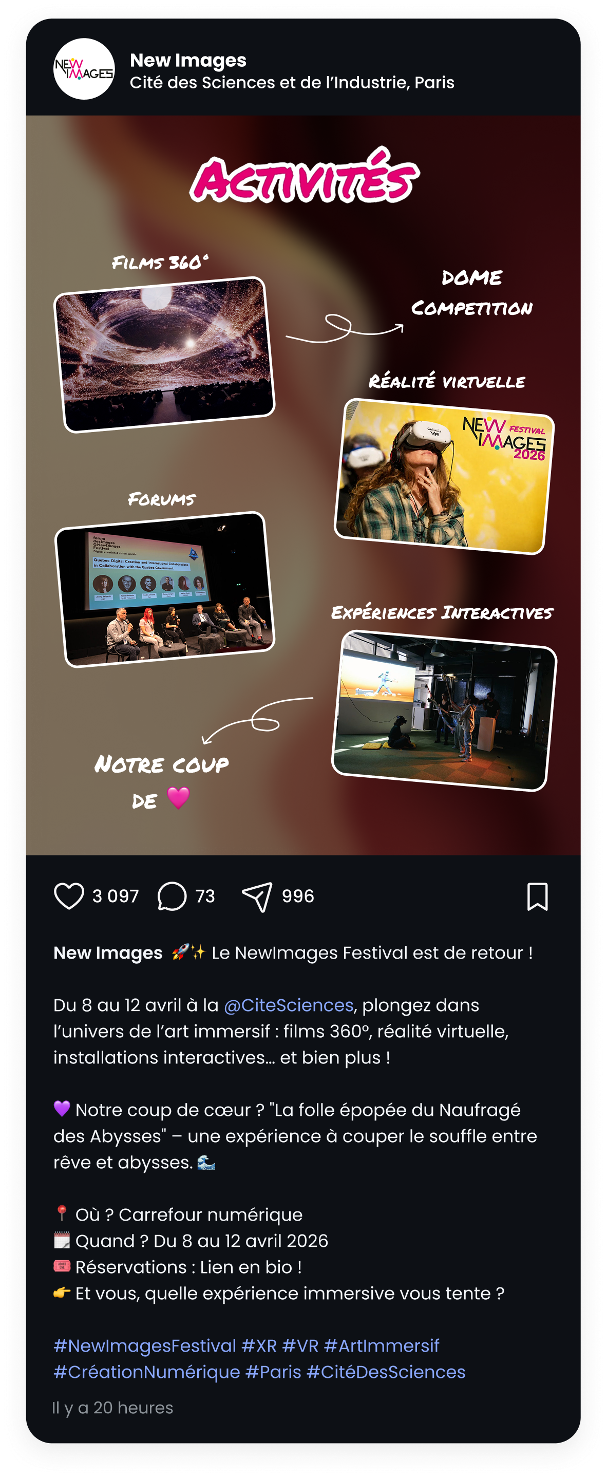 Slide 2, Activités